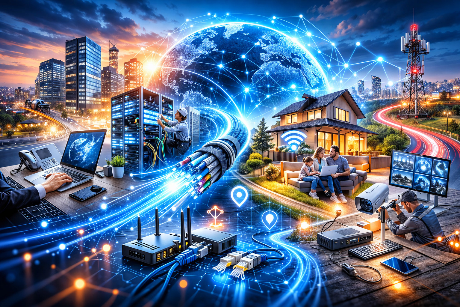 Оптический интернет, Wi‑Fi и видеонаблюдение под ключ в Динской